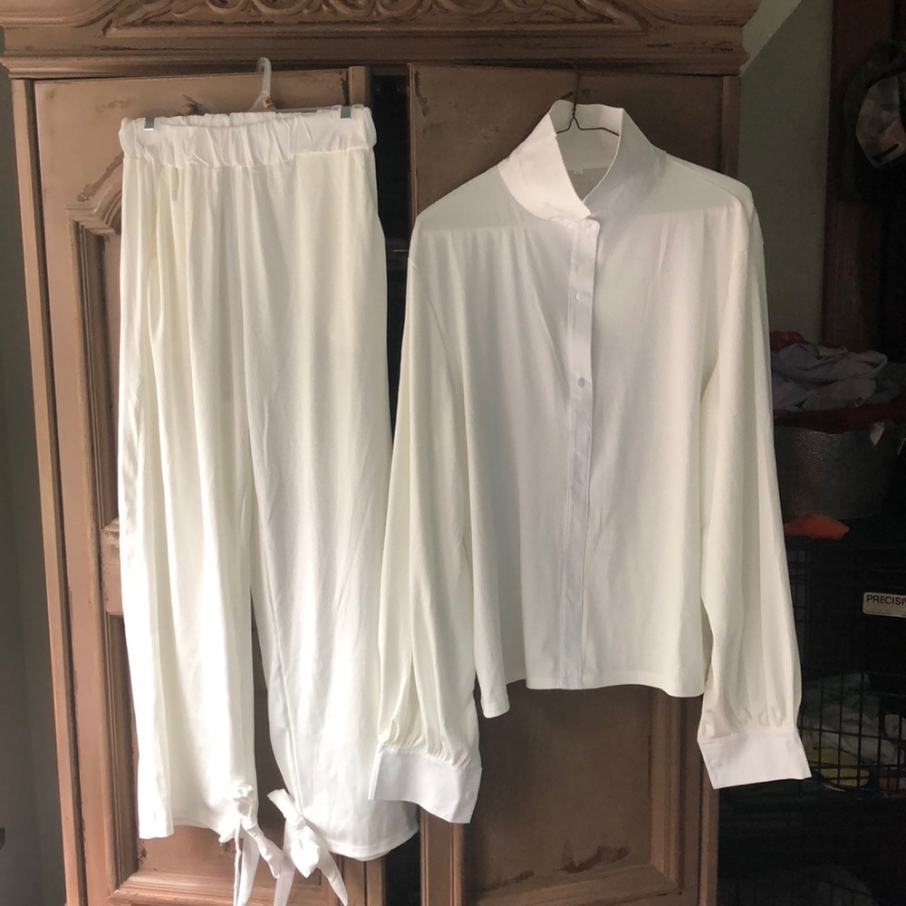 Brand new white tracksuit